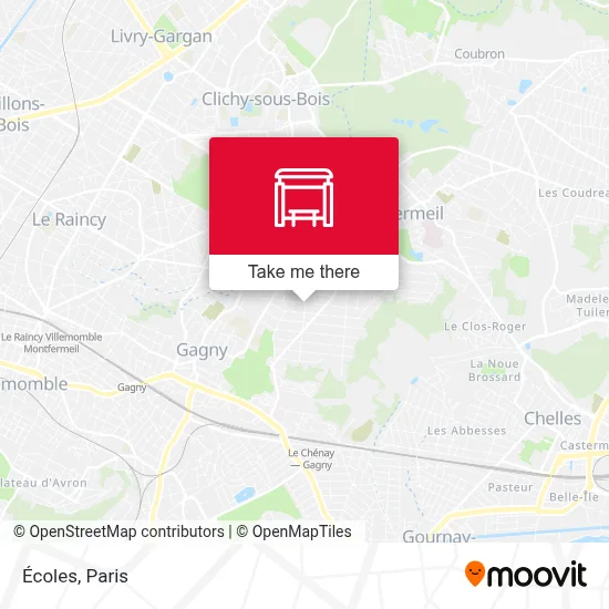 Écoles map