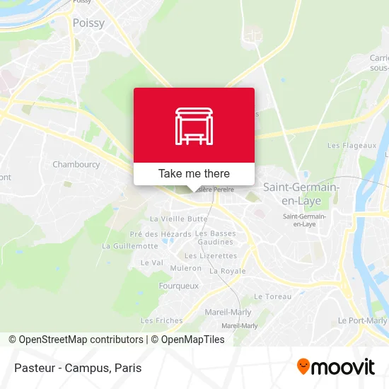 Pasteur - Campus map