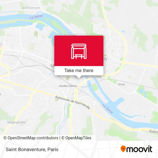 Saint Bonaventure map