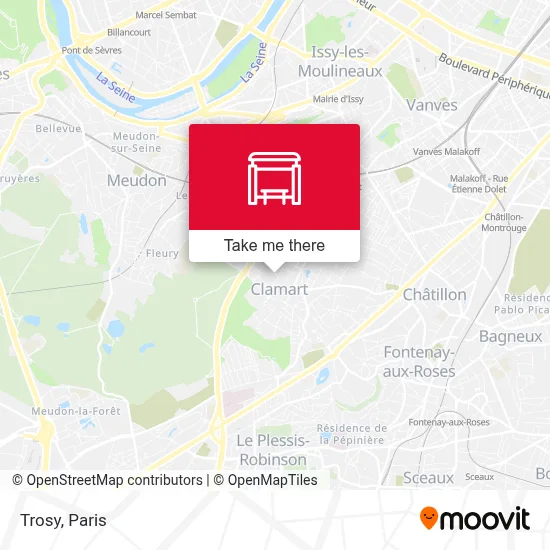 Trosy map