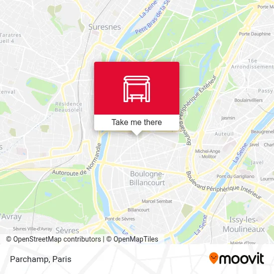 Parchamp map