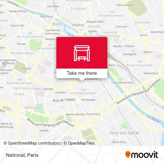 Nationale map