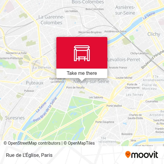 Rue de L'Église map