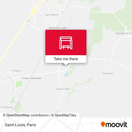 Saint-Louis map