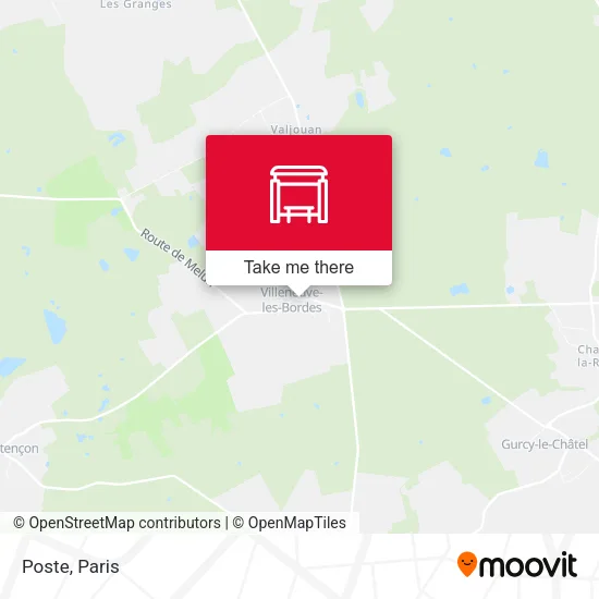 Poste map