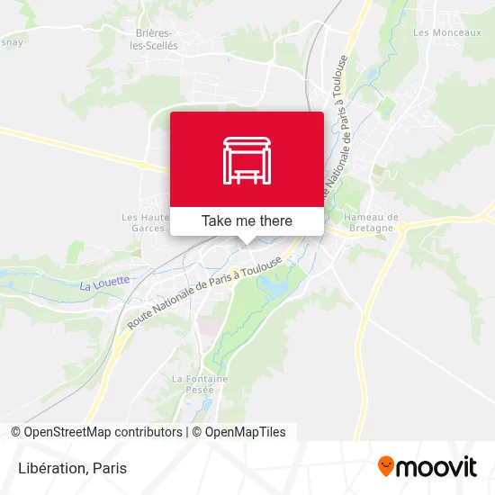 Libération map