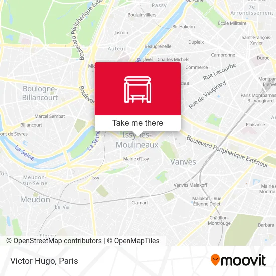 Victor Hugo map