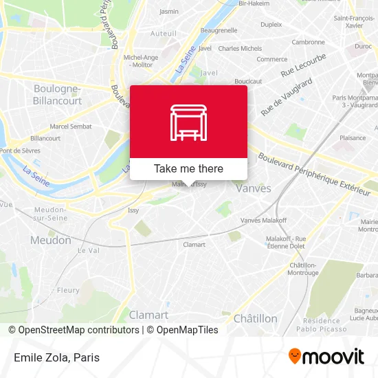 Emile Zola map