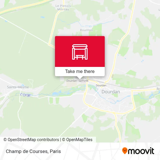 Champ de Courses map