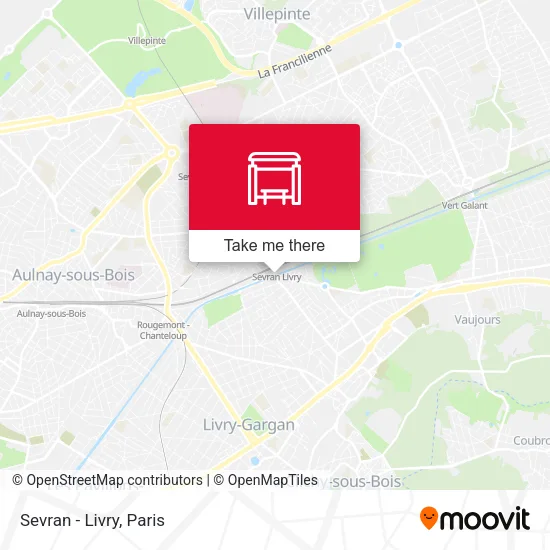 Sevran - Livry map
