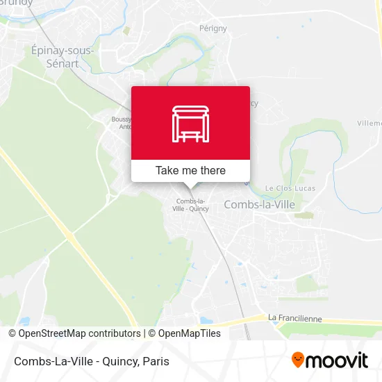 Combs-La-Ville - Quincy map