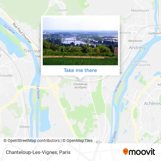 Chanteloup-Les-Vignes map