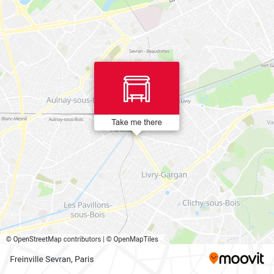 Freinville Sevran map