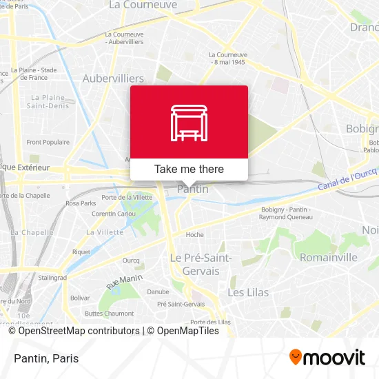 Pantin map