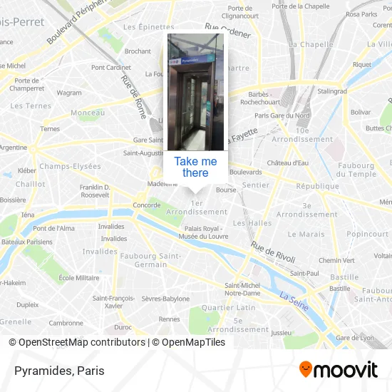 Pyramides map