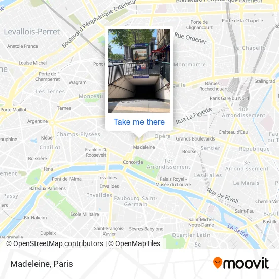 Madeleine map