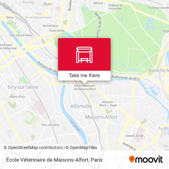 École Vétérinaire de Maisons-Alfort map