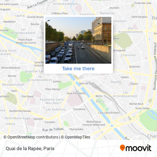 Quai de la Rapée map