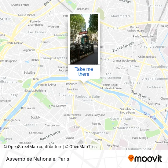 Assemblée Nationale map