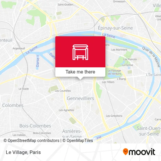 Le Village map