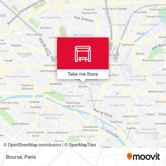 Bourse map