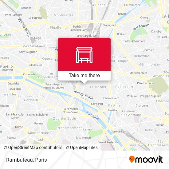 Rambuteau map