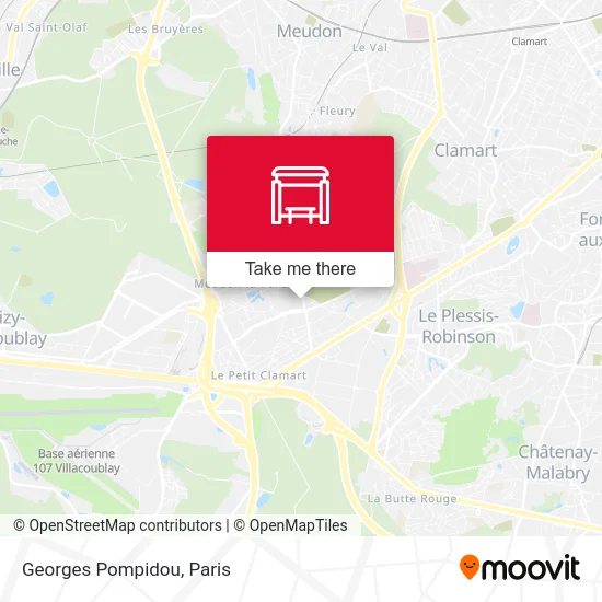 Georges Pompidou map