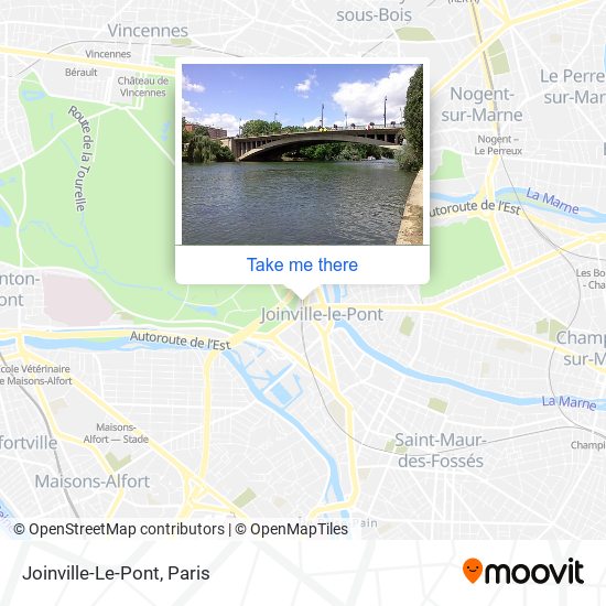 Mapa Joinville-Le-Pont