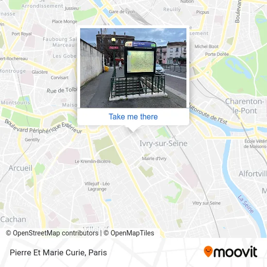 Pierre Et Marie Curie map