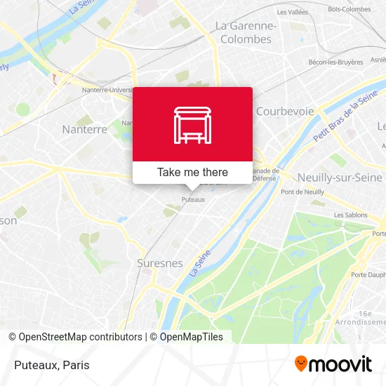 Puteaux map