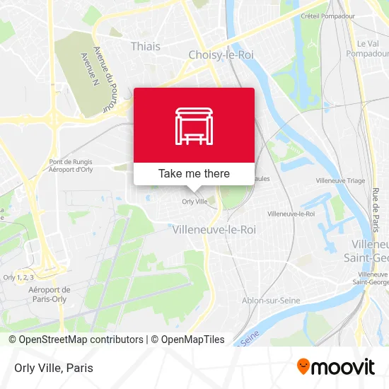 Orly Ville map