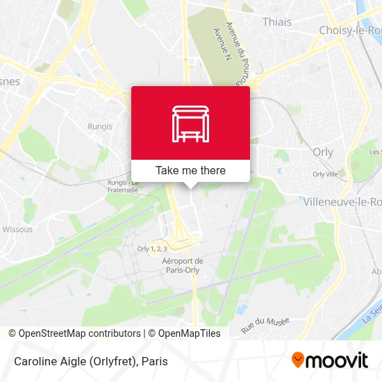 Caroline Aigle (Orlyfret) map