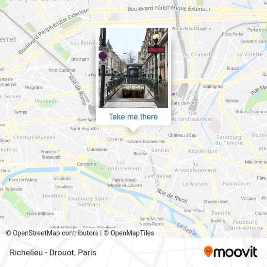 Richelieu - Drouot map