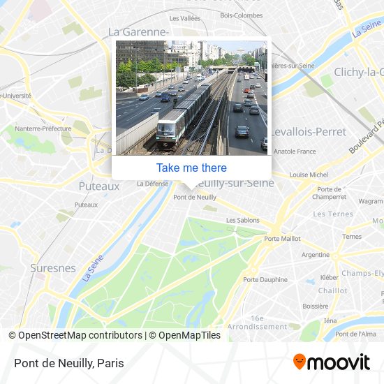 Mapa Pont de Neuilly