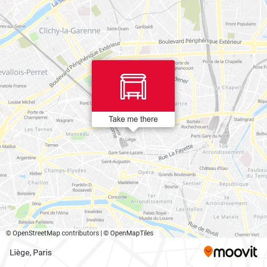 Liège map