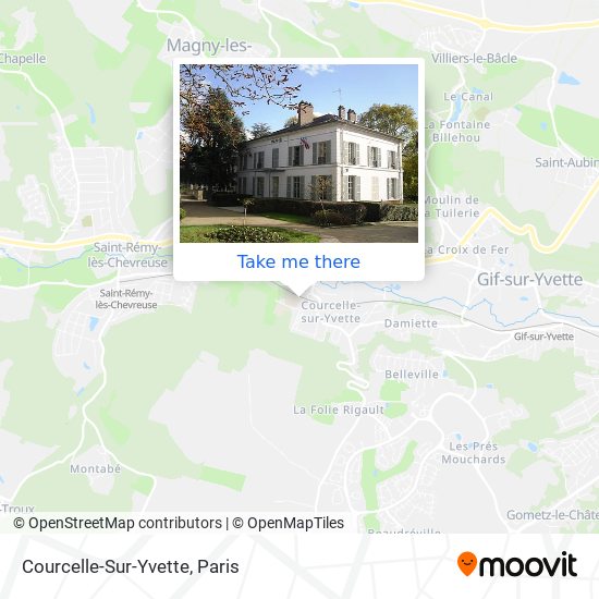 Courcelle-Sur-Yvette map