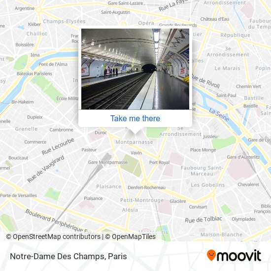 Notre-Dame Des Champs map