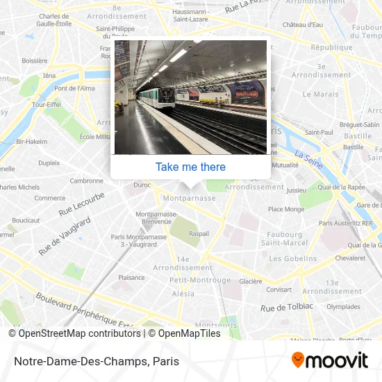 Notre-Dame-Des-Champs map