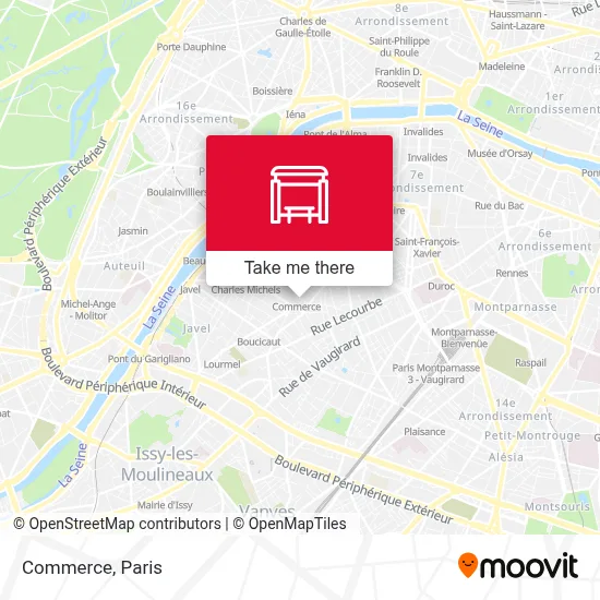 Commerce map