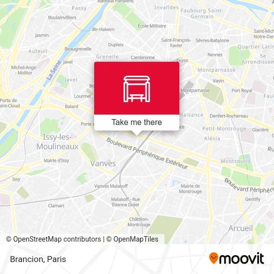 Brancion map