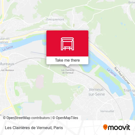 Les Clairières de Verneuil map