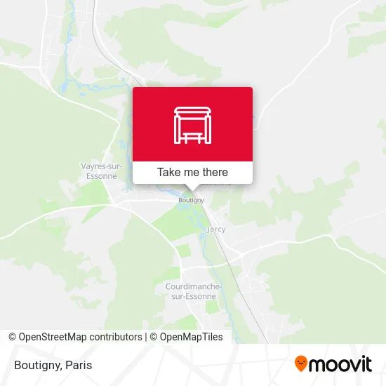 Boutigny map