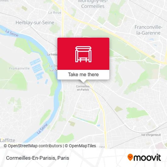 Cormeilles-En-Parisis map