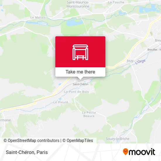 Saint-Chéron map