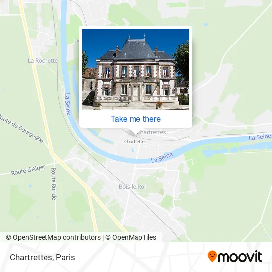 Chartrettes map