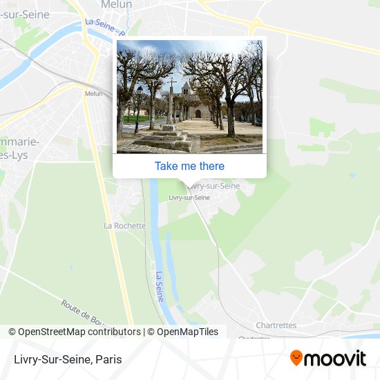 Mapa Livry-Sur-Seine