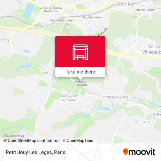 Petit Jouy Les Loges map
