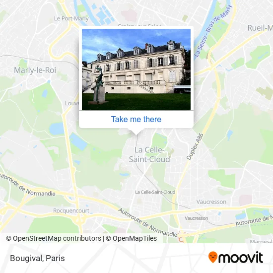 Bougival map