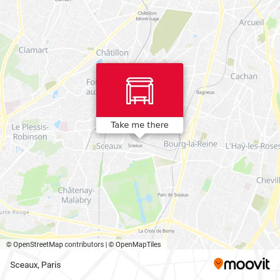 Sceaux map