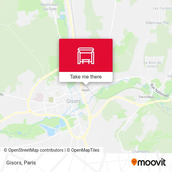 Gisors map